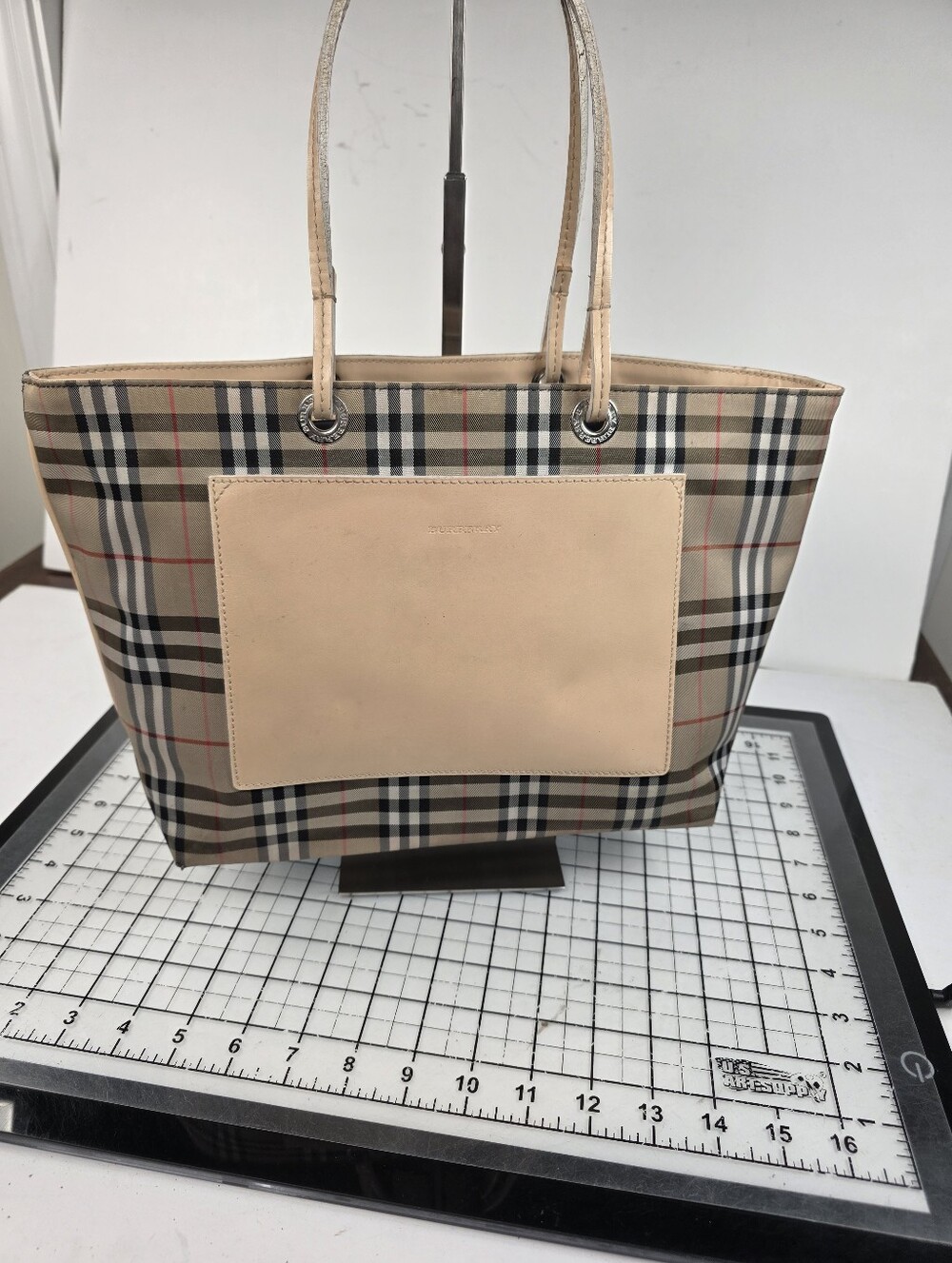 Burberry Nova Check Small Tote